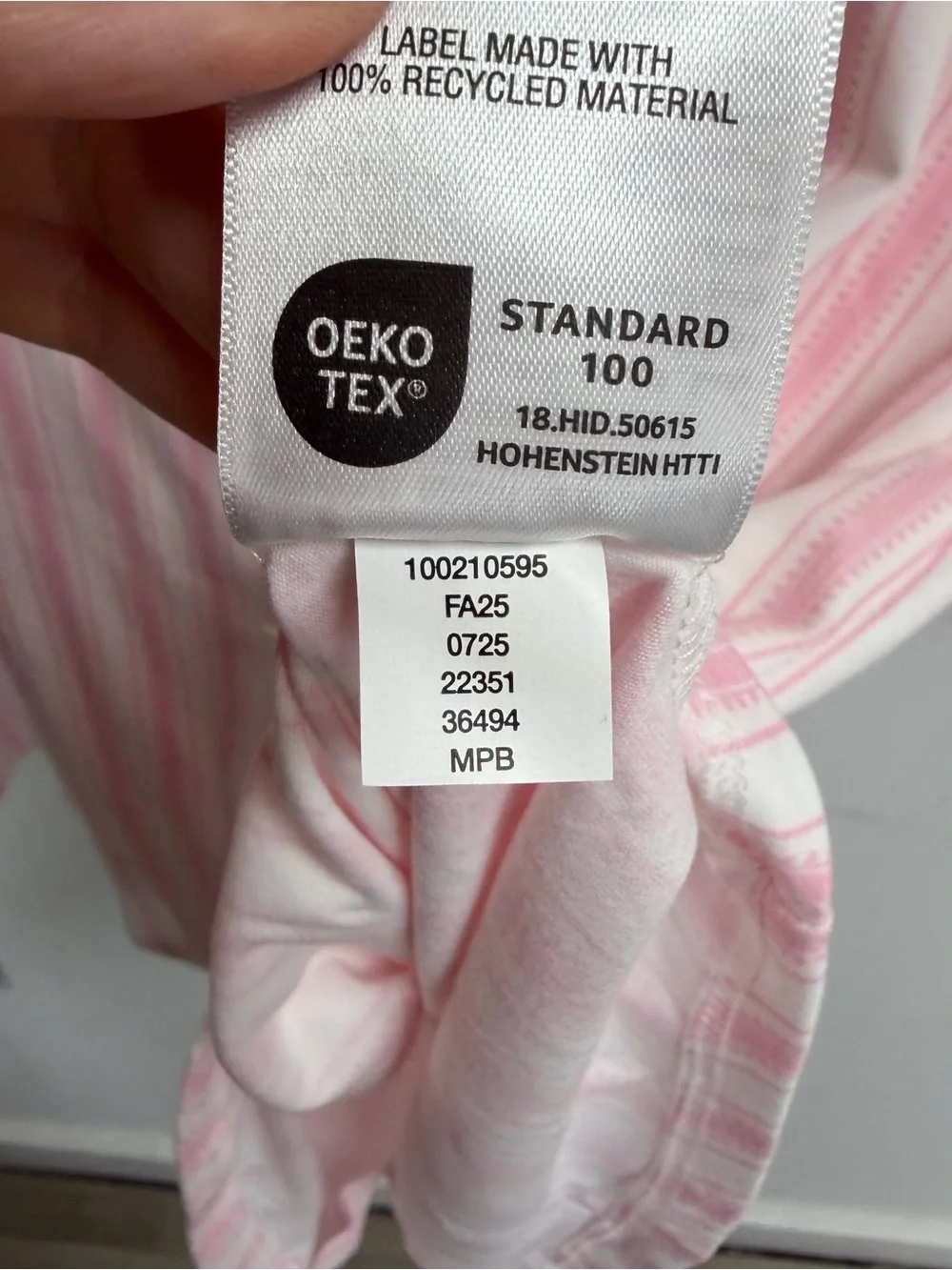 Charter Club Nightgown Womens XXL Pink White Long Sleeve Sleep Shirt Pajamas NWT